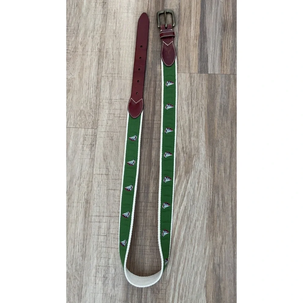 J. Crew sailboat belt Size 38